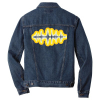 Sound Wave Graphic Audiology Ear Doctor T  Shirt Light Sound Waves Gra Men Denim Jacket | Artistshot