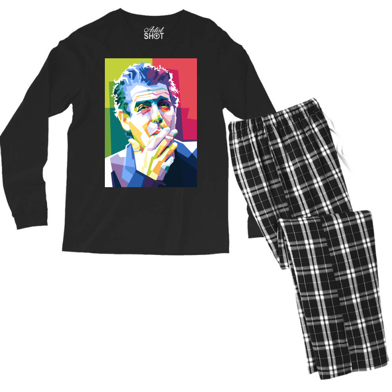 The Elvis Of Bad Boy Chef Men's Long Sleeve Pajama Set | Artistshot