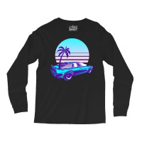 Synthwave T  Shirt Futuristic Car Retro Sunset Synthwave T  Shirt Long Sleeve Shirts | Artistshot