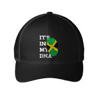 It's In My Dna Jamaica Genetic Jamaican Roots Jamaican Pride T Shirt Mesh Cap | Artistshot