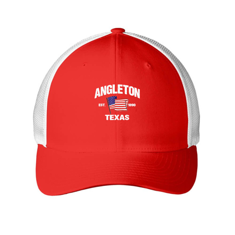 Angleton Texas Tx Usa Stars & Stripes Vintage Style Mesh cap by WirtzRichard | Artistshot