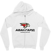 Hockey Club Avangard Zipper Hoodie | Artistshot