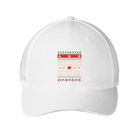 Deck The Halls With Beta Blockers Nurse Ugly Christmas Sweatshirt Mesh Cap | Artistshot