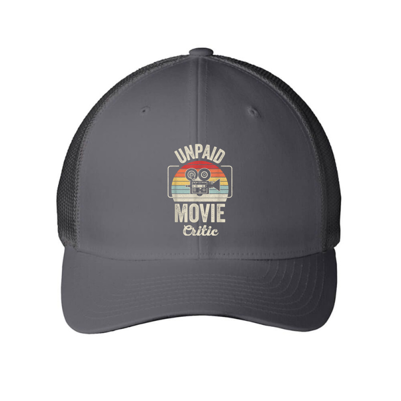 Retro Vintage Unpaid Movie Critic Film Cinema Motion Picture T Shirt Mesh cap by walkersnoelan | Artistshot