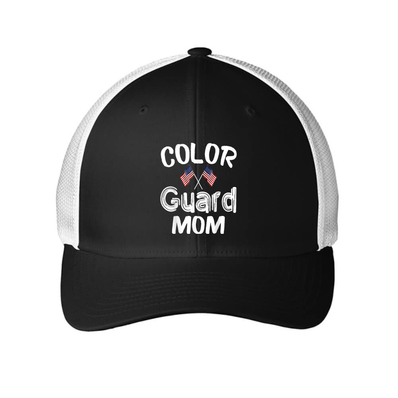 Color Guard Mom Funny High School Color Guard Flag Usa Mesh Cap By ...