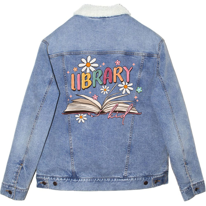 Library Kid Unisex Sherpa-lined Denim Jacket | Artistshot