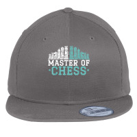 Master Of Chess Sport Grandmaster Board Game Chess Player T Shirt Flat Bill Snapback Cap | Artistshot