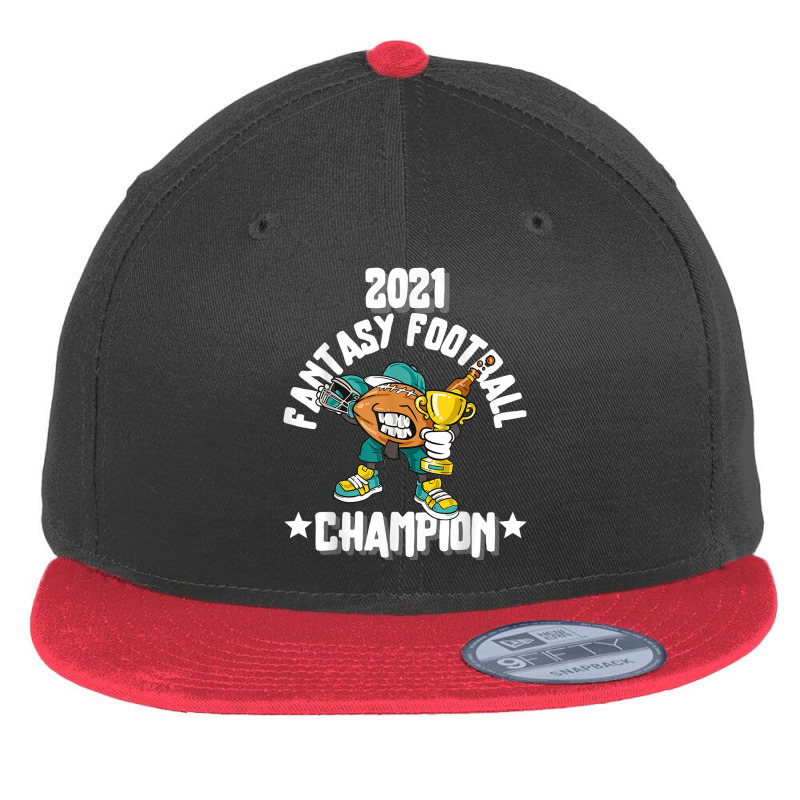 Funny 2021 Fantasy Football Champion Fantasy League Winner T Shirt Flat Bill Snapback Cap | Artistshot