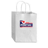 Retro Pontiac Classic Car Dealership Sign Cub Paper Bag - 8 X 4 1/2 X 10 1/4 | Artistshot