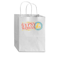 Gypsy Woman Soul Wanderer Travel Yoga T Shirt T Shirt Cub Paper Bag - 8 X 4 1/2 X 10 1/4 | Artistshot