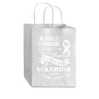 Alagille Syndrome Doesn't Come With A Manual Warrior T Shirt Cub Paper Bag - 8 X 4 1/2 X 10 1/4 | Artistshot