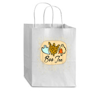 Boo Jee Ghost Leopard Hippie Halloween T Shirt Cub Paper Bag - 8 X 4 1/2 X 10 1/4 | Artistshot