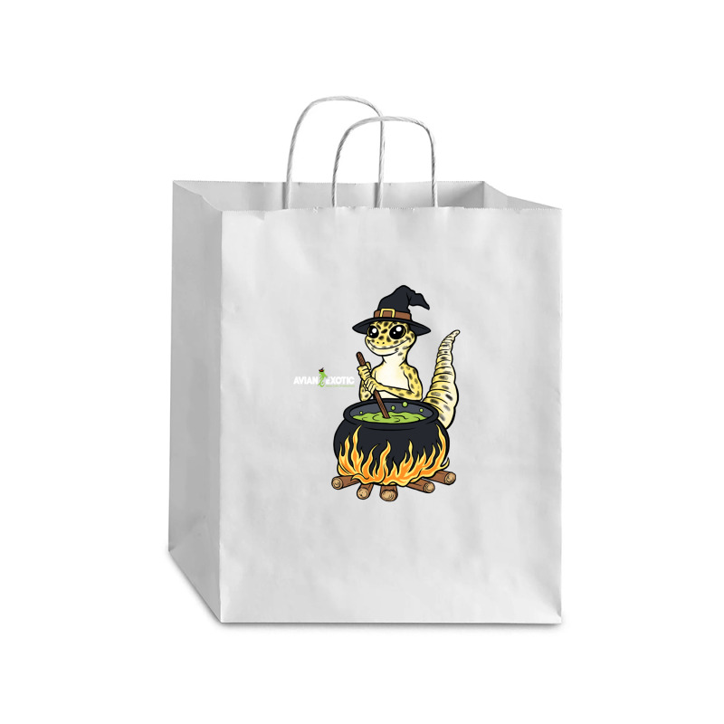 Witchy Leopard Gecko Debie Paper Bag - 10 X 5 X 13 | Artistshot