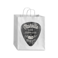 Nashville Music City Usa Vintage Debie Paper Bag - 10 X 5 X 13 | Artistshot