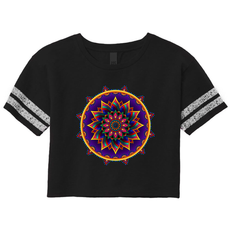 Traditional Diwali 3d Rangoli Art Scorecard Crop Tee by chris299 | Artistshot