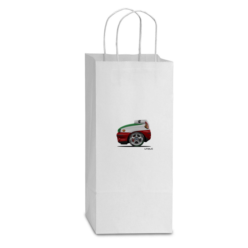 Mltpla Italia Double Wine Paper Bag - 6 1/2 X 3 1/2 X 12 3/8 | Artistshot