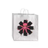 Red Octopus Vintage Jumbo Paper Bag - 18 X 7 X 18 3/4 | Artistshot