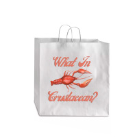 What In Crustacean  Cute Crustaceancore Jumbo Paper Bag - 18 X 7 X 18 3/4 | Artistshot