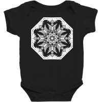 Mandala Art T  Shirt Mandala Magic Circle Baby Bodysuit | Artistshot