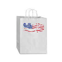 Bullhead City Arizona American Flag T Shirt Mart Paper Bag -13 X 7 X 17 | Artistshot