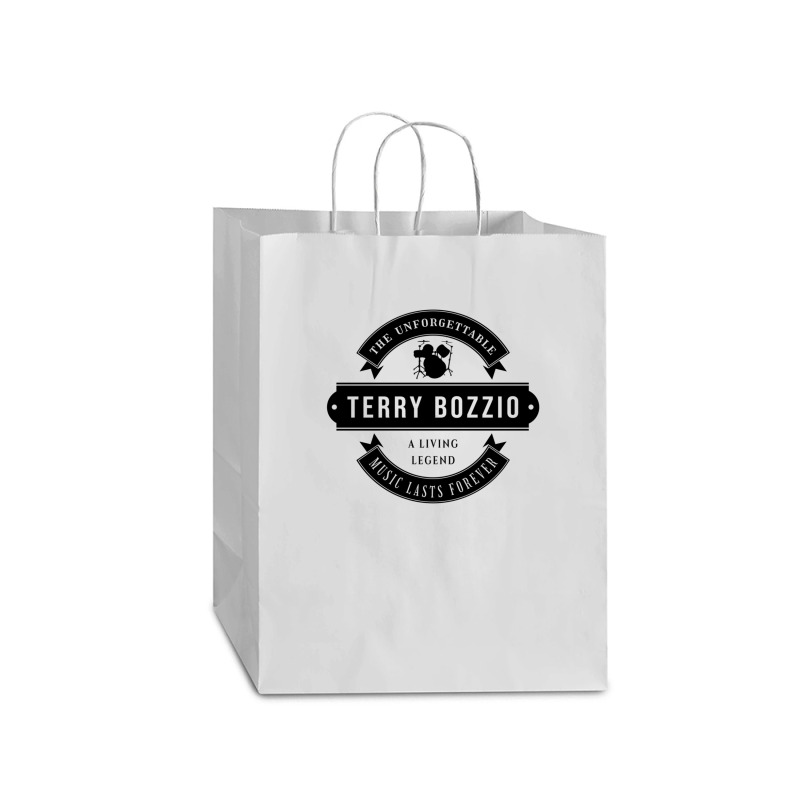 Terry Bozzio The Unforgettable Music Lasts Forever Search Twice For 'r Mart Paper Bag -13 X 7 X 17 | Artistshot