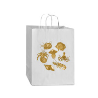 Golden Crustaceancore Mart Paper Bag -13 X 7 X 17 | Artistshot