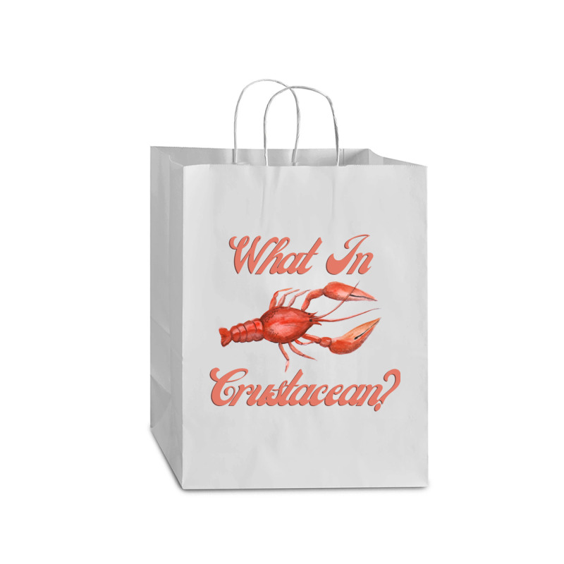 What In Crustacean  Cute Crustaceancore Mart Paper Bag -13 X 7 X 17 | Artistshot