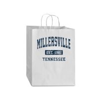 Millersville Tennessee Tn Vintage Athletic Sports Design Mart Paper Bag -13 X 7 X 17 | Artistshot