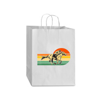 Horse Racing Retro Sunset Mart Paper Bag -13 X 7 X 17 | Artistshot