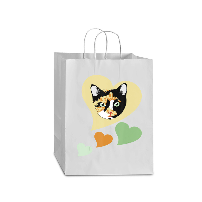 Calico Ca I Love My Calico Cats For Cat Lover Mart Paper Bag -13 X 7 X 17 | Artistshot