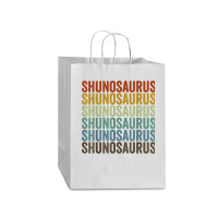 Shunosaurus Dinosaur Retro T Shirt Mart Paper Bag -13 X 7 X 17 | Artistshot