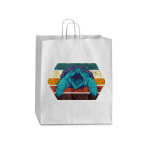 Snapping Turtle Retro Reptile Lover Sea Animal Snap Turtle Queen Paper Bag - 16 X 6 X 19 1/4 | Artistshot