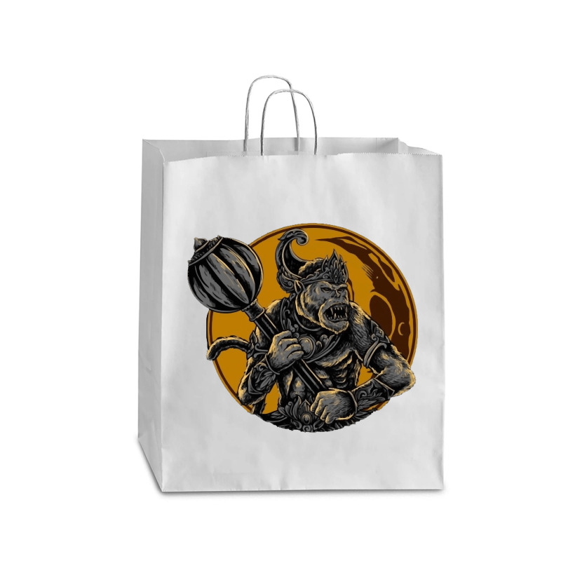 Monkey Warrior God, Monkey Warrior God Art, Monkey Warrior God Vintage Queen Paper Bag - 16 X 6 X 19 1/4 | Artistshot