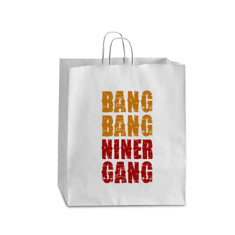 Bang Bang Niner Gang Football Queen Paper Bag - 16 X 6 X 19 1/4 | Artistshot