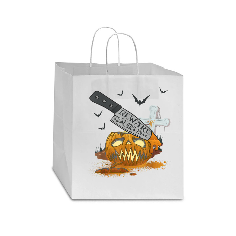 Sears Family Funny Halloween Party T Shirt Star Paper Bag - 13 X 7 X 13 | Artistshot