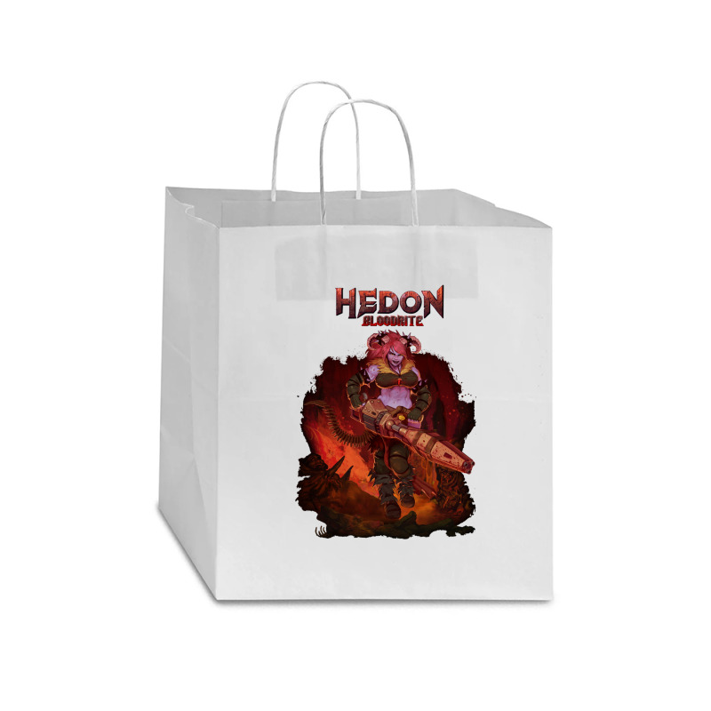 Hedon Bloodrite Cover Art (clothing Splash) Star Paper Bag - 13 X 7 X 13 | Artistshot