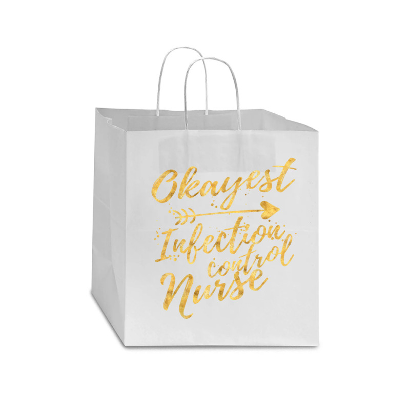 Okayest Infection Control Nurse Birthday Gifts For Women Star Paper Bag - 13 X 7 X 13 | Artistshot