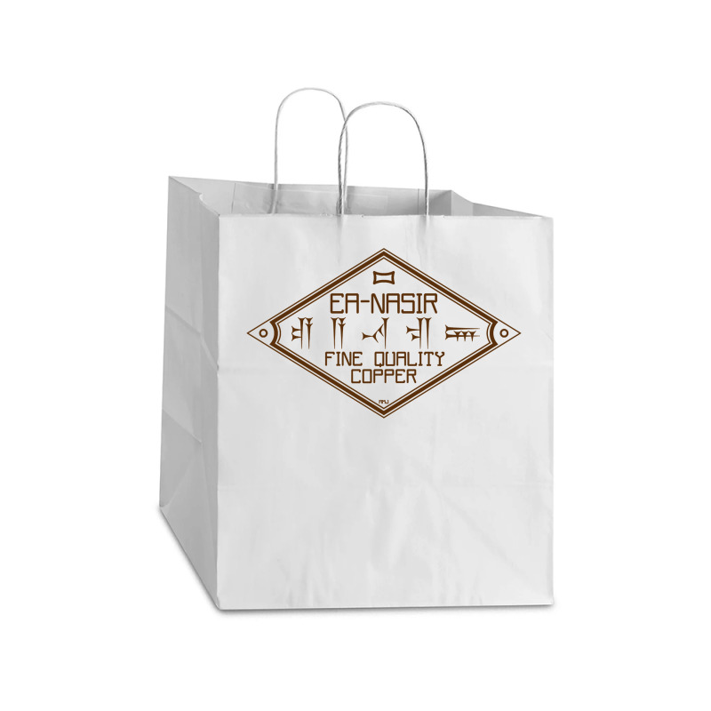 Ea Nasir Fine Quality Copper Classic Take Out Paper Bag - 14 X 10 X 15 1/2 | Artistshot