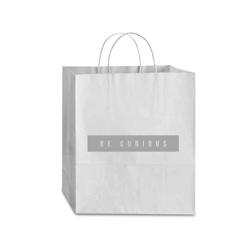 Be Curious Traveler Paper Bag -13 X 6 X 15 3/4 | Artistshot