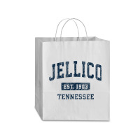 Jellico Tennessee Tn Vintage Athletic Sports Design Traveler Paper Bag -13 X 6 X 15 3/4 | Artistshot