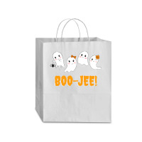 Halloween T  Shirt Boo  Jee! Ghosts Halloween 873873 Traveler Paper Bag -13 X 6 X 15 3/4 | Artistshot