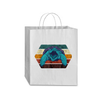 Snapping Turtle Retro Reptile Lover Sea Animal Snap Turtle Traveler Paper Bag -13 X 6 X 15 3/4 | Artistshot