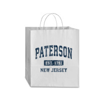 Paterson New Jersey Nj Vintage Athletic Sports Design Tank Top Traveler Paper Bag -13 X 6 X 15 3/4 | Artistshot