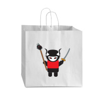 Samurai Kitty Cat Vogue Paper Bag - 16 X 6 X 12 | Artistshot