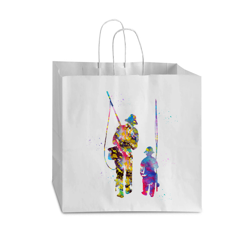 Father And Son Fishing, Father And Son Fishing Vintage, Father And Son Vogue Paper Bag - 16 X 6 X 12 | Artistshot