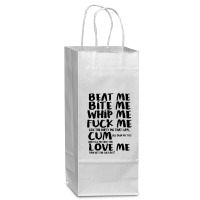 Buy Beat Bite Whip Me Adam Ants Retro Wine Paper Bag - 5 1/2 X 3 1/4 X 13 | Artistshot