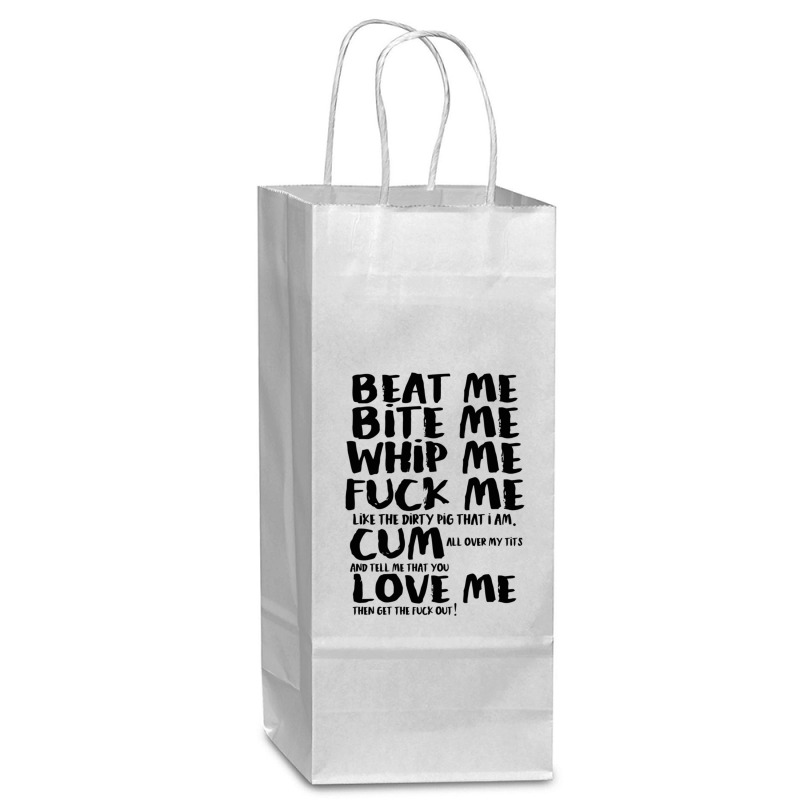 Buy Beat Bite Whip Me Adam Ants Retro Wine Paper Bag - 5 1/2 X 3 1/4 X 13 | Artistshot