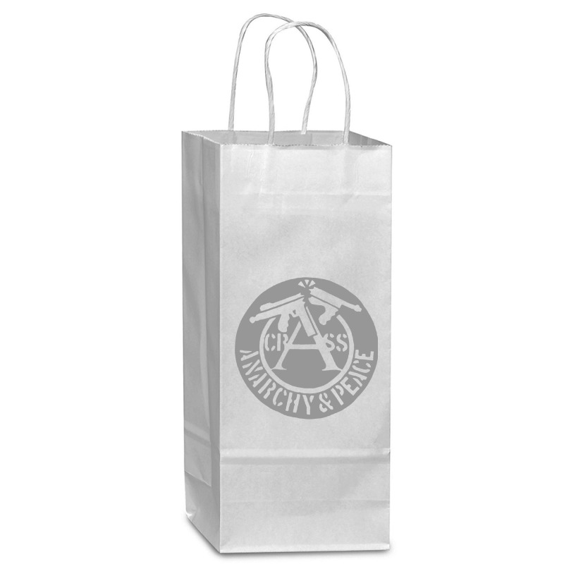 Crass - Anarchy And Peace Premium Wine Paper Bag - 5 1/2 X 3 1/4 X 13 | Artistshot