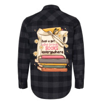 Just A Girl Who Brings Books Everywhere Flannel Shirt | Artistshot