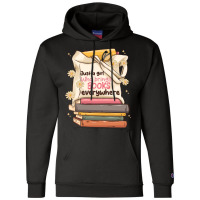 Just A Girl Who Brings Books Everywhere Champion Hoodie | Artistshot